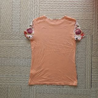 Tory Burch - 美品Tory Burch半袖Tシャツ⭐XS花柄ピンクの通販 by