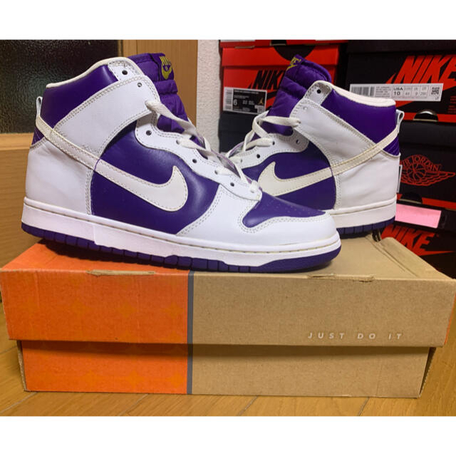 NIKE DUNK HIGH LE / VARSITY PURPLE/WHITE