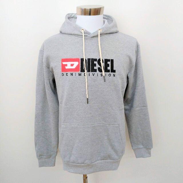 DIESEL(ディーゼル)のDIESEL ディーゼル パーカー グレー abab215 メンズのトップス(パーカー)の商品写真