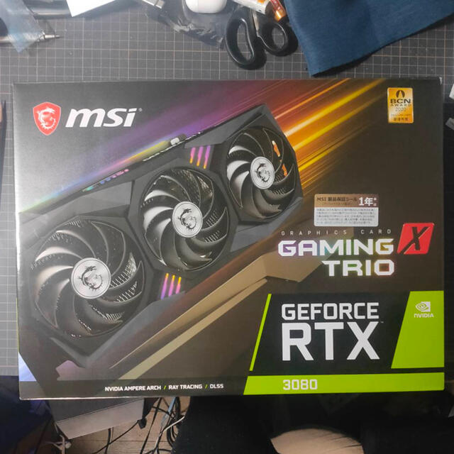 展示特価 RTX3080 MSI GAMING TRIO グラフィックボード 70000円 スマホ