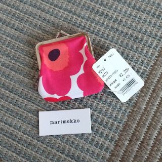 マリメッコ(marimekko)のmarimekko  がま口  小物入れ  [新品](コインケース)