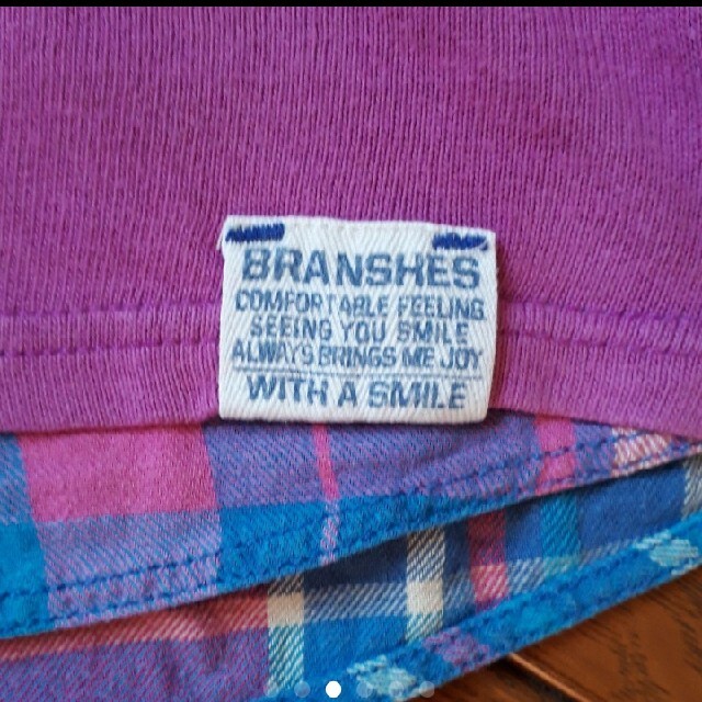 Branshes(ブランシェス)のブランシェス　重ね着風ロンT 150㎝ キッズ/ベビー/マタニティのキッズ服男の子用(90cm~)(Tシャツ/カットソー)の商品写真