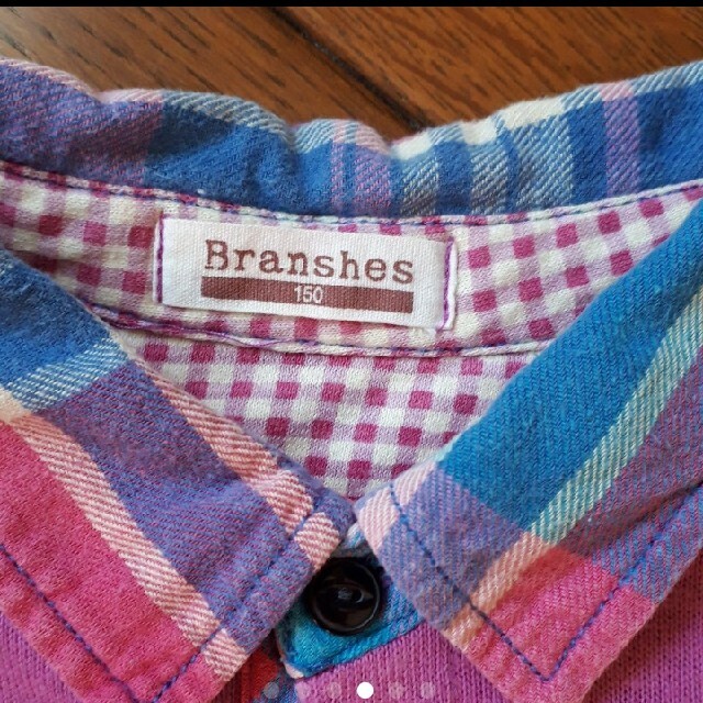 Branshes(ブランシェス)のブランシェス　重ね着風ロンT 150㎝ キッズ/ベビー/マタニティのキッズ服男の子用(90cm~)(Tシャツ/カットソー)の商品写真