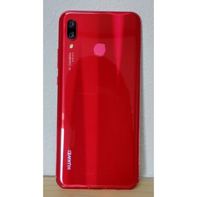 HUAWEI - HUAWEI nova 3 レッド 128 GB SIMフリー PAR-LX9の通販 by ...