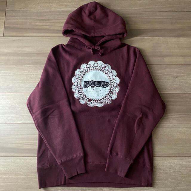 Fucking Awesome Doiley Hoodie Maroom M メンズのトップス(パーカー)の商品写真