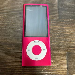 アイポッド(iPod)のiPod nano 8GB （第5世代）ピンク　8G 本体(ポータブルプレーヤー)