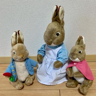 新品ピーターラビット　ぬいぐるみセット(ぬいぐるみ)