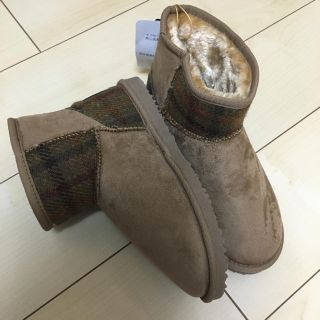 ハリスツイード(Harris Tweed)のしまむら×ハリスツイード ムートンブーツ(ブーツ)