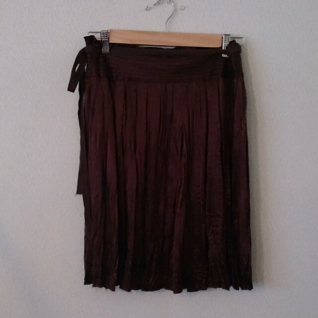 PATRIZIA PEPE(パトリツィアペペ)のパトリツア ぺぺ シルクプリーツ 巻きスカート レディースのスカート(ひざ丈スカート)の商品写真