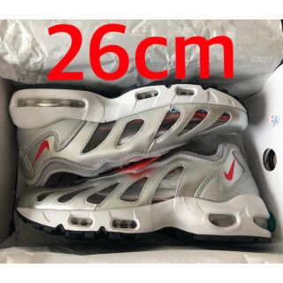 シュプリーム(Supreme)のSupreme Nike Air Max 96  26cm シルバー(スニーカー)