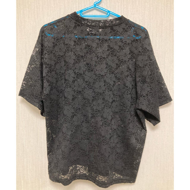dholic(ディーホリック)のDholic パターンレースショートスリーブTシャツ レディースのトップス(Tシャツ(半袖/袖なし))の商品写真