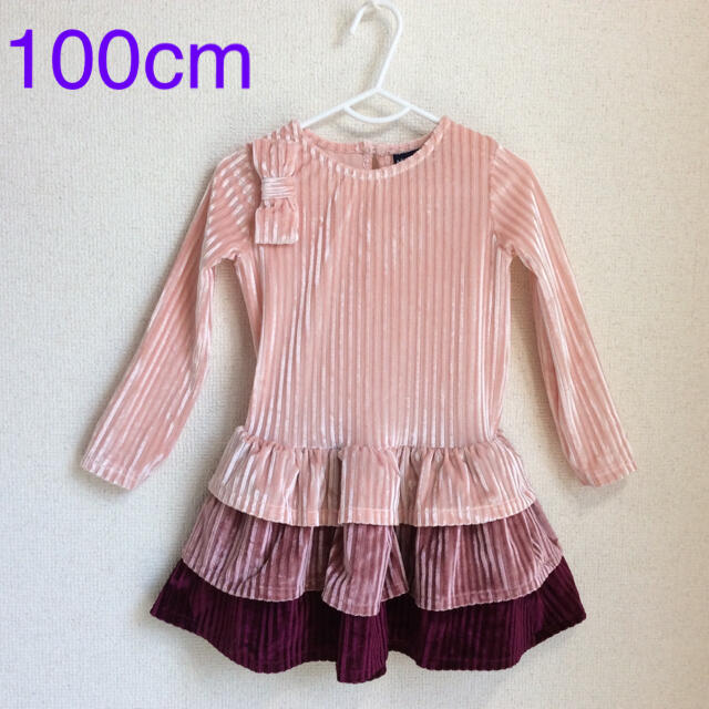 ANDY&EVAN 100cm ワンピース (g100-48) キッズ/ベビー/マタニティのキッズ服女の子用(90cm~)(ワンピース)の商品写真