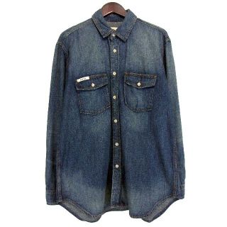 フィアオブゴッド(FEAR OF GOD)のエッセンシャルズESSENTIAS■ロゴデニムシャツ(シャツ)