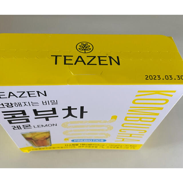 TEAZEN コンブチャ 9包 レモン グレープフルーツ シトロン 食品/飲料/酒の飲料(茶)の商品写真