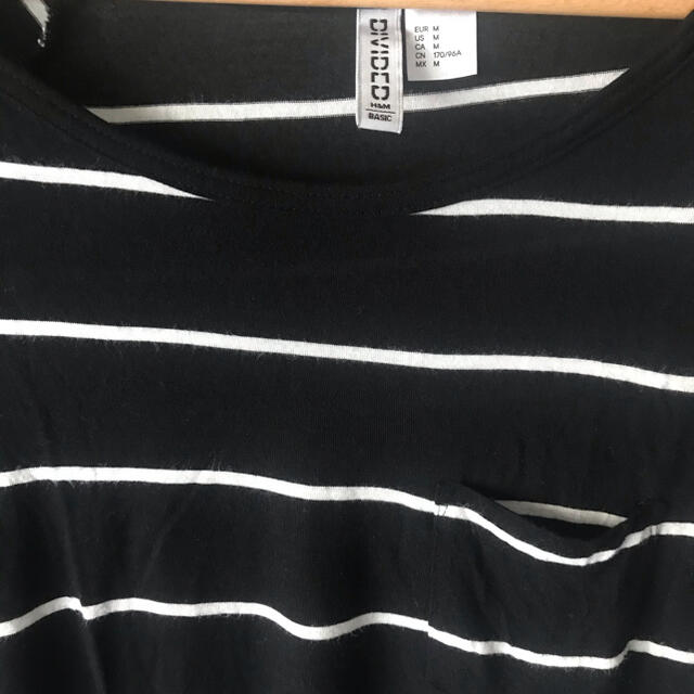 H&M(エイチアンドエム)の７分丈ロンT ボーダー レディースのトップス(Tシャツ(長袖/七分))の商品写真