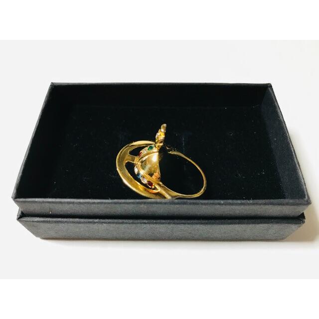 【関税込み】Vivienne Westwood ゴールド Solid Orb リング Vivienne Westwood: Gold Solid Orb Ring | SSENSE
