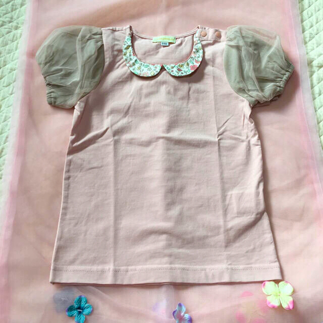 mezzo piano(メゾピアノ)の❤️パンパンチュチュ❤️トップス♡110センチ キッズ/ベビー/マタニティのキッズ服女の子用(90cm~)(Tシャツ/カットソー)の商品写真