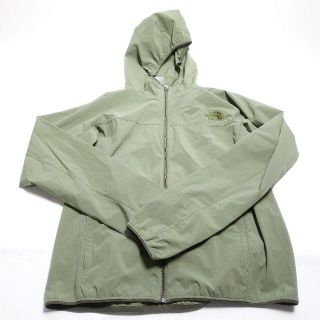 ザノースフェイス(THE NORTH FACE)のTHE NORTH FACE　マウンテンソフトシェルフーディ―　レディースカーキ(ミリタリージャケット)