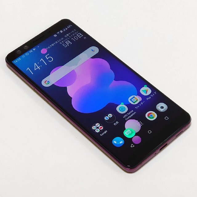 HTC(ハリウッドトレーディングカンパニー)の美品 国内版SIMフリー HTC U12+ フレームレッド スマホ/家電/カメラのスマートフォン/携帯電話(スマートフォン本体)の商品写真