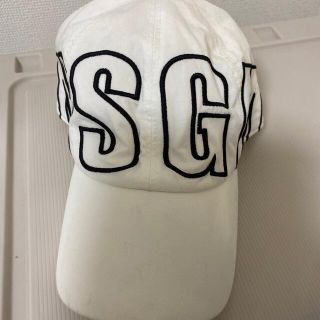 エムエスジイエム(MSGM)のMSGM キャップ　白(キャップ)