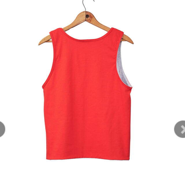 HERFEE REVERSIBLE HERFEE TANK グレー／レッド レディースのトップス(タンクトップ)の商品写真