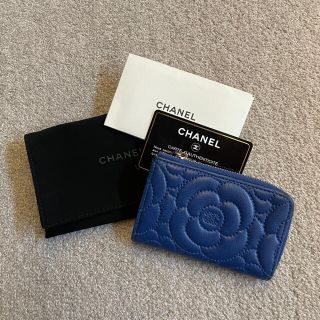 シャネル(CHANEL)のCHANEL カメリアラウンドファスナーコインケース(コインケース)