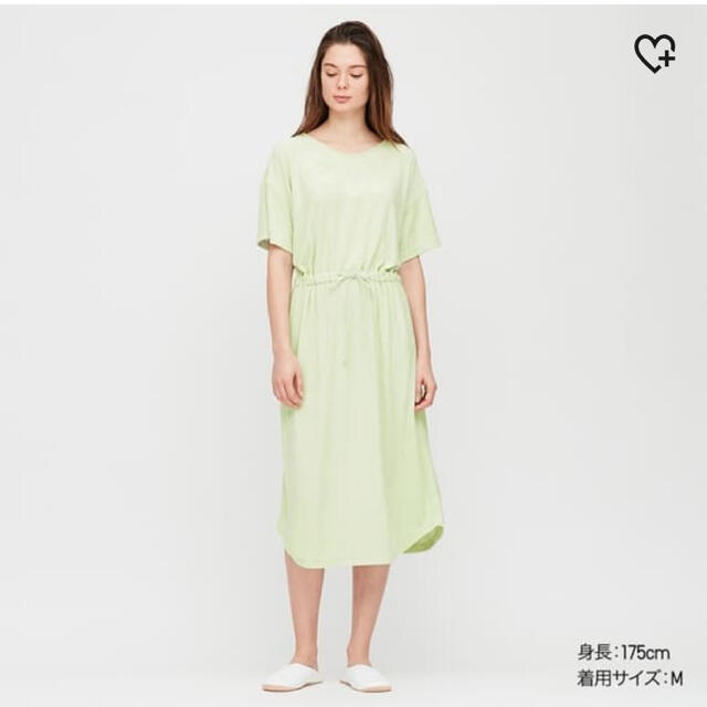 UNIQLO(ユニクロ)のたなりー様専用⭐️ユニクロ　新品タグ付きエアリズムパイルラウンジワンピース レディースのルームウェア/パジャマ(ルームウェア)の商品写真