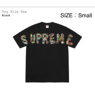 シュプリーム(Supreme)のsupreme toy pile tee Sサイズ BLACK(Tシャツ/カットソー(半袖/袖なし))