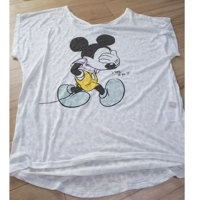 Disney(ディズニー)のディズニー半袖Tシャツ！ミッキーマウス！ レディースのトップス(Tシャツ(半袖/袖なし))の商品写真