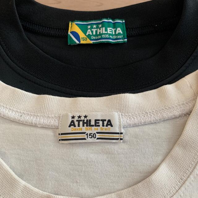 ATHLETA(アスレタ)のアスレタATHLETA Tシャツ2枚セット150 NIKE adidas スポーツ/アウトドアのサッカー/フットサル(ウェア)の商品写真