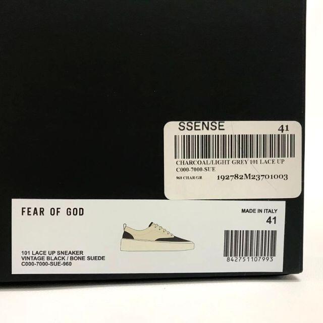 FEAR OF GOD(フィアオブゴッド)の新品 FEAR OF GOD 101 LACE UP SNEAKER 41 メンズの靴/シューズ(スニーカー)の商品写真