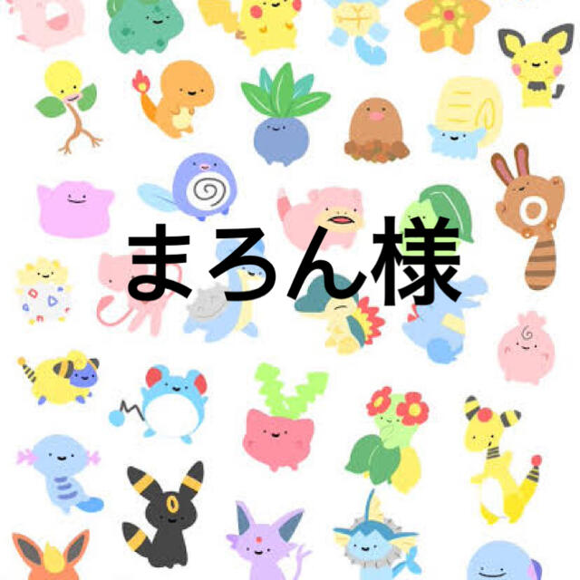 ポケモン(ポケモン)のまろん様専用 エンタメ/ホビーのおもちゃ/ぬいぐるみ(キャラクターグッズ)の商品写真