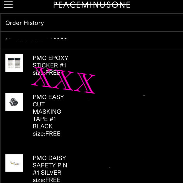 PEACEMINUSONE - PMO EPOXY STICKER #1の通販 by xxx｜ピースマイナス