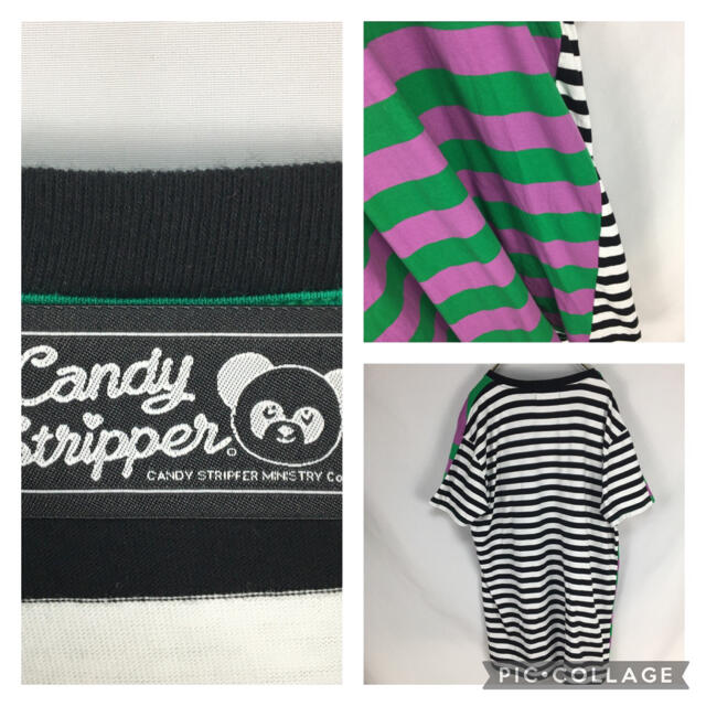 Candy Stripper(キャンディーストリッパー)のCandy Stripper キャンディストリッパー Tシャツ　ワンピース レディースのトップス(Tシャツ(半袖/袖なし))の商品写真