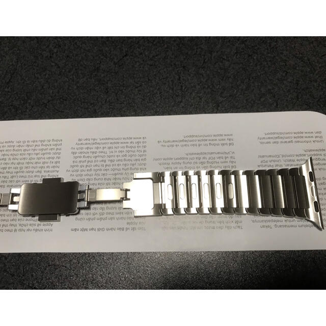 Apple Watch(アップルウォッチ)のuki様専用Apple Watch純正リンクブレスレット42mm メンズの時計(金属ベルト)の商品写真