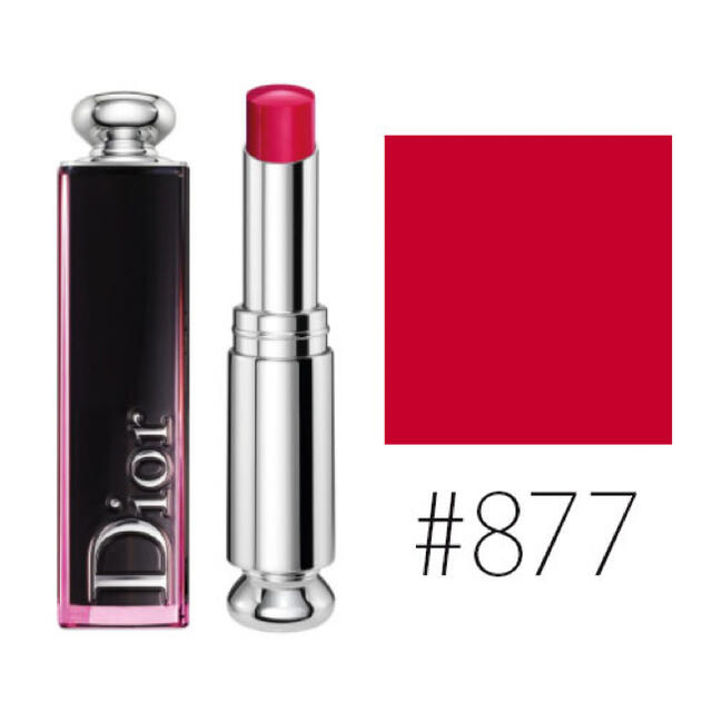 Dior(ディオール)のほぼ新品未使用！Dior リップ 877 コスメ/美容のベースメイク/化粧品(口紅)の商品写真