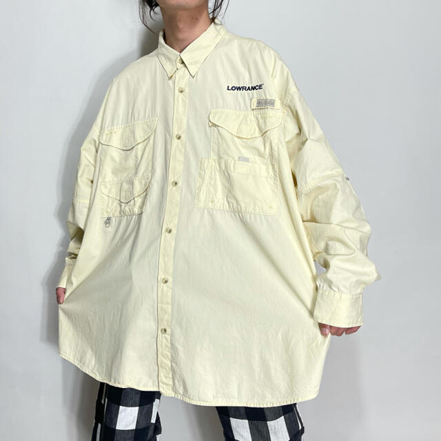 "Columbia"over silhouette PFG shirtCOMMEdesGARÇONS