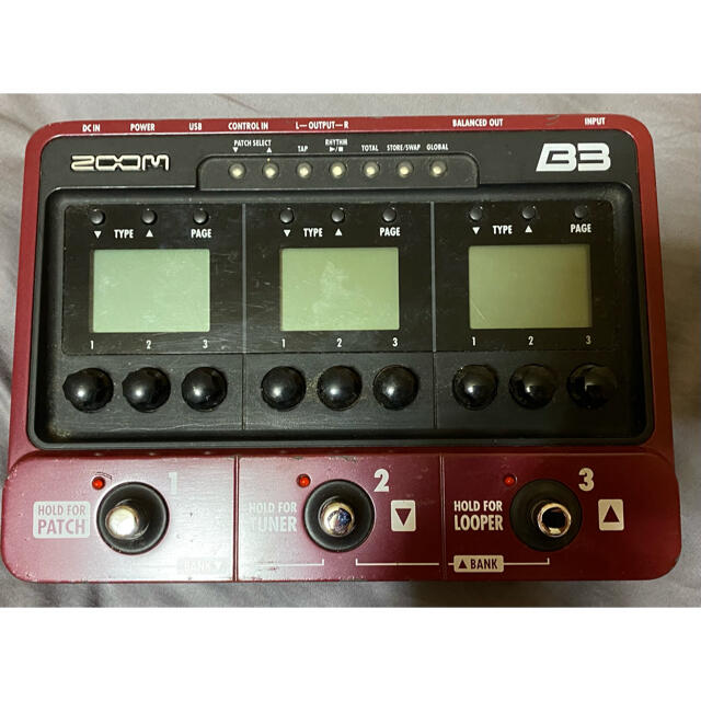 ZOOM B3 マルチエフェクター ズーム アンプシミュレーター