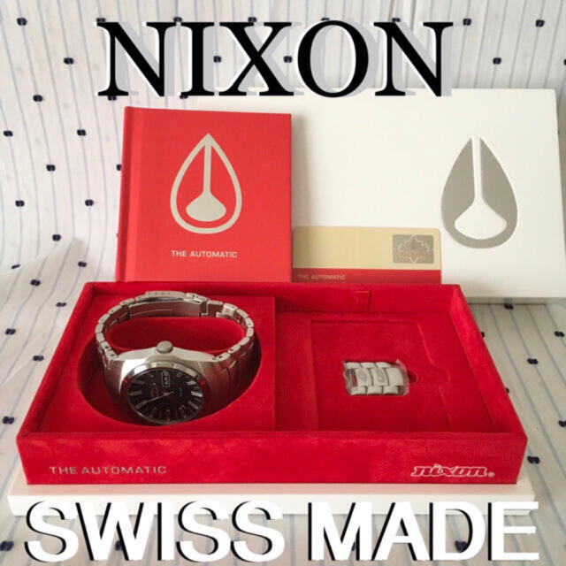 nixonニクソン限定　Automatic ブラックblack 腕時計 ウォッチ