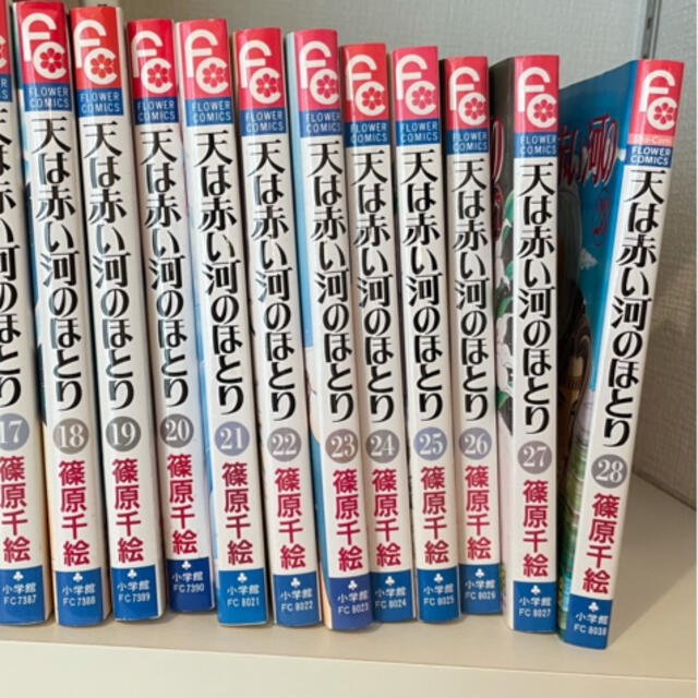 小学館(ショウガクカン)の天は赤い河のほとり　全巻　28巻セット エンタメ/ホビーの漫画(全巻セット)の商品写真