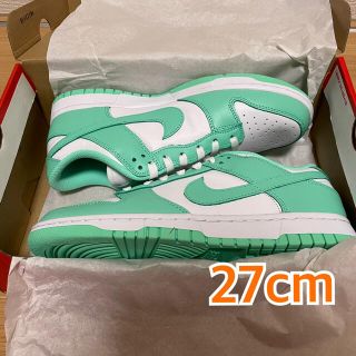 ナイキ(NIKE)のNIKE ウィメンズ　ダンク　LOW グリーングロウ(スニーカー)