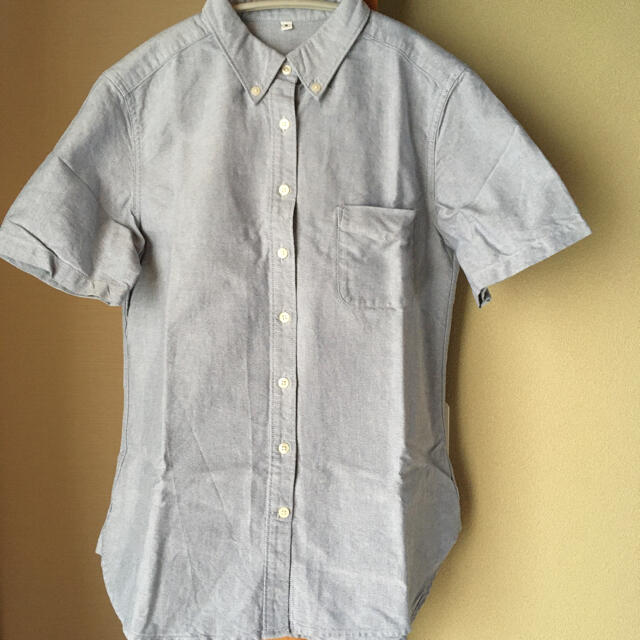 MUJI (無印良品)(ムジルシリョウヒン)の無印良品/半袖ボタンダウンシャツ レディースのトップス(シャツ/ブラウス(半袖/袖なし))の商品写真