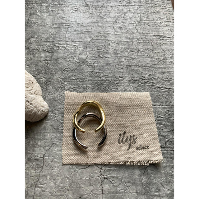 ring 指輪 gold silver 2set  レディースのアクセサリー(リング(指輪))の商品写真