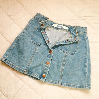 ブランディーメルビル(Brandy Melville)のMELVILLE デニムスカート(ミニスカート)