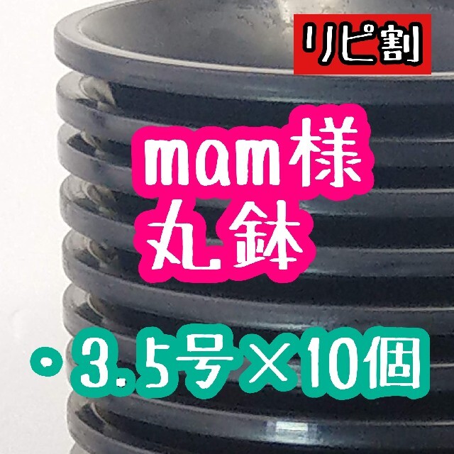 mam様 丸鉢 ハンドメイドのフラワー/ガーデン(その他)の商品写真