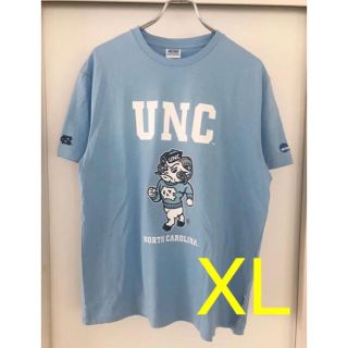 NCAA  ノースカロライナ大学　カレッジ　 プリント　 半袖　 Tシャツ XL(Tシャツ/カットソー(半袖/袖なし))