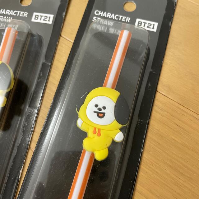 防弾少年団(BTS)(ボウダンショウネンダン)のbt21 chimmy ストロー エンタメ/ホビーのタレントグッズ(アイドルグッズ)の商品写真