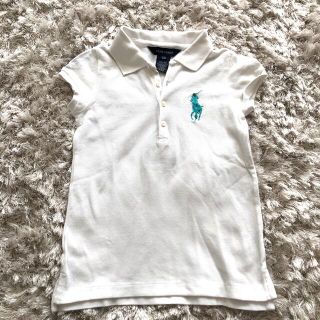 ポロラルフローレン(POLO RALPH LAUREN)のちなみ様専用♡ ポロラルフローレン　女の子　ポロシャツ　白　120(Tシャツ/カットソー)