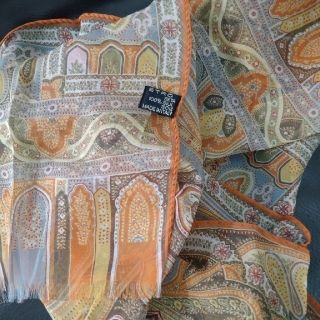 エトロ(ETRO)のご専用です。新品未使用 ETTO エトロ シフォンスカーフ(ストール/パシュミナ)