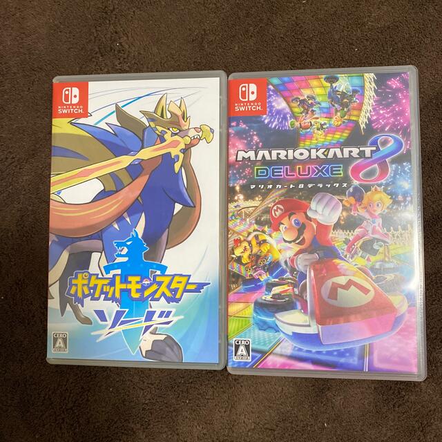 【おまけ付】テレビゲームマリオカート8 デラックス ポケットモンスターソード付き www